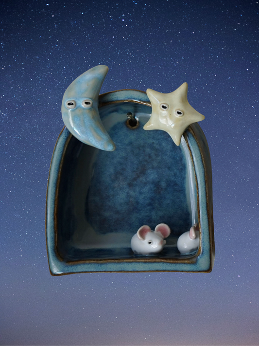 full moon tonight! wall hanging