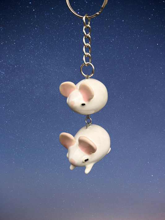 double smouse keychain