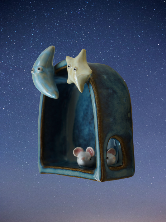 full moon tonight! wall hanging